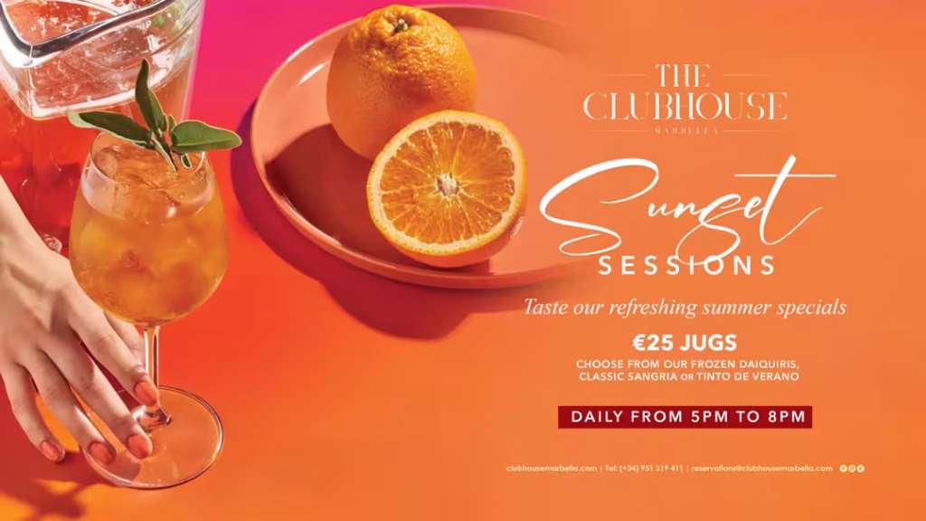 Sunset Sessions Heat Up at The Clubhouse Marbella